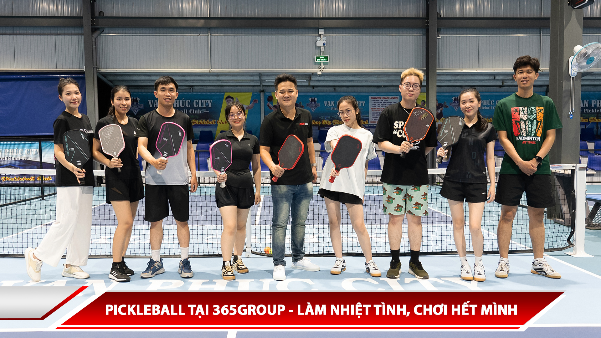 PICKLEBALL TẠI 365GROUP - LÀM NHIỆT TÌNH, CHƠI HẾT MÌNH ️